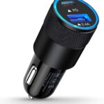 AILKIN 30W PD USB C Car Charger, USB Type C Fast Power Charging Block Dual Port USB A & USBC Plug Cargador Carro Lighter Adapter for iPhone, iPad, Samsung Galaxy, LG, Google Pixel, Moto, USB-C Port