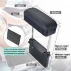 Car Armrest Storage Box Universal Armrest Extender Console Storage Case Center Armrest Adjustable Arm Relaxation Support Pad,Black - Image 2
