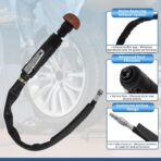 Air Tire Repair Polish Patch Kit Heavy Duty - Includes 2500RPM Air Tire Buffer, Tire Inner Liner Scraper, 4 Tungsten Steel Buffing Wheel, Patch Roller, & Wire Brush - Professional Tire Patch Tools - Image 5