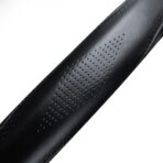 HAOKAY Top Grade Black Genuine Leather Steering Wheel Cover Men Women, Luxury Steering Wheel Cover for Cars, SUVS and Trucks，Universal 14.5-15 inch - Image 4