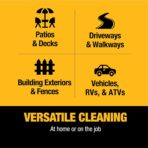 DeWalt 3300 PSI Gas Pressure Washer, 5 Nozzles, Spray Gun, Wand, 25-ft. Hose, DXPW3300-S, 49-State - Image 6