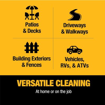 DeWalt 3300 PSI Gas Pressure Washer, 5 Nozzles, Spray Gun, Wand, 25-ft. Hose, DXPW3300-S, 49-State - Image 6