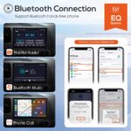 10.1" Double Din Car Stereo, Touchscreen Car Radio with Wireless Apple CarPlay & Android Auto, Bluetooth 4.1, HD Backup Camera, Mirror Link, GPS Navigation, WiFi, Voice Control, 2+64GB, FM/AM - Image 8