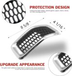 JINCHEN 7pcs Grill Mesh Inserts Fit for Jeep Cherokee 2014-2018, Honeycomb Mesh Front Grill Inserts Grille Cover Frame Trims (Chrome Trim) - Image 2