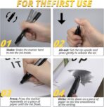 HTVRONT Silver Liquid Mirror Chrome Marker 3PCS - Paint Pen Permanent Metallic 3 Nibs- Silver Chrome Paint Pen for Models, Paintings, Toys or Car Accessories - Image 6