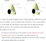 Car Neck Pillows Both Side Pu Leather 2pieces Pack Headrest Fit for Most Cars Filled Fiber Universal Car Pillow (Black) - Image 4