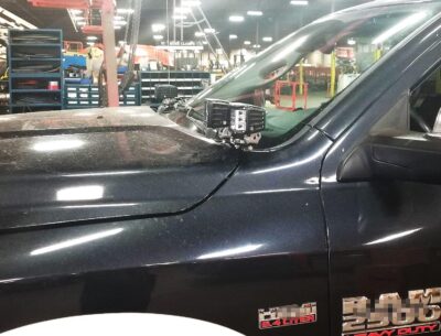 iJDMTOY Add-On Dual Pod Light Mounting Brackets for Truck SUV Hood Hinge or A-Pillar Mount LED Pod Light System - Image 7