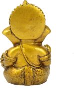 TIED RIBBONS Ganesh Statue for Car Dashboard | Resin, 3.7 inch | Gold Ganesha Statue for Home, Office, Desk, Pooja | Baby Ganesha Statues | Pongal Decorations | Indian Decor - Image 9