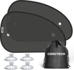 2026 New Upgrade Car Window Shades for Side Window 25"X15"(2 Pack),Car Window Shade for Baby Suction Cup,Sun Shade Side Window Can Blocks 99.98% UVR