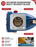 WOJET Triplex Plunger Pressure Washer Pump, 4400PSI 4.0GPM, 1" Shaft, Self-Priming, Horizontal Replacement Pump Kit for Honda GX270 GX340, Dewalt 4000/4200PSI, Simpson PS60869, Generac 9-15HP Engines - Image 7