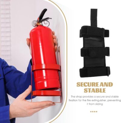 Car Fire Extinguisher Strap with Base Portable Fire Extinguisher Mount for Vehicle Compatible with Auto Truck Safety - Image 3