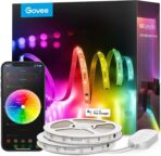 Govee 100ft RGBIC LED Strip Lights, Smart LED Lights Work with Alexa and Google Assistant, LED Lights for Bedroom WiFi App Control Segmented DIY Multiple Colors, Color Changing Light, (2 x 50ft)