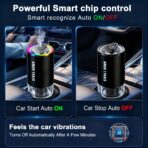 Smart Car Air Freshener Diffuser with Starry Sky Projection, 50ml Perfume Car Diffuser, 6 Months Long-Lasting Fragrance, RGB Music-Sync Lights, Intelligent Auto On/Off, 3 Modes, Ocean - Image 3