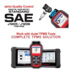 Autel TPMS Sensors Set of 4, Programmable Mx Sensor for Tire Pressure,315MHz + 433MHz Press-in OE-Level(Metal valves) Programmed by TS408S TS508WF TS601 TS900 MS906TS ITS600 - Image 7