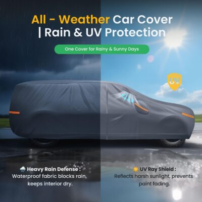 Waterproof Impreza Hatchback（2000-2026 Car Cover with Breathable Vents, [2026 Upgrade] Premium Covers with Cotton Liner and Zipper Door,Sun Rain Snow Dust Uv Protection.(Gift with Towel) - Image 4
