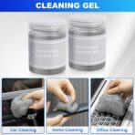 THINKWORK Windshield Cleaner Tool, Car Interior Cleaning Kit, Car Detailing Kit Interior Cleaner with10Pcs Detailing Brush Set, Gray Auto Detailing Supplies & Accessories - Image 5