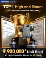 VANMASS【85+LBS Strongest Suction & Military-Grade 2026 Ultimate Car Phone Mount【Patent & Safety Certs】 Cell Phone Holder Truck for Dash Windshield Vent for iPhone 17 Pro Max Automobile Accessory Kits - Image 2