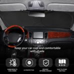 Sunshade Sun Shield for Mercedes-Benz C-Class W205 C250 C300 C400 SLK SLS CLA CLS CL-Class 2008-2023 2024 Window Shade Windshield Cover Sun Visor Protector Car Accessories Block UV Rays Heat - Image 3