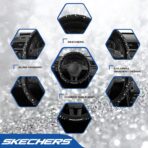 Skechers Women’s Bling Steering Wheel Cover, Velvet with Sparkly Crystal Rhinestones, Stylish Car Interior Gift, Universal Fit 14" 1/2-15" for Cars, SUVs, Trucks, Black Diamond - Image 2