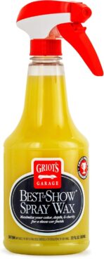 Griot's Garage Best of Show Spray Wax for Car Detailing, Works on Paint Protection Films and Ceramic Coatings, Provides Long-Lasting Coverage Between Uses, 10968, 22oz