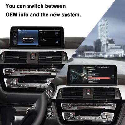 PEMP 10.25" Linux Screen for BMW (2012-2017) 3 Series F30 NBT CIC System, CarPlay Support iOS 26 Android Auto Mirror Link with a 720P AHD Revers Camera - Image 4