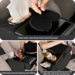 TourKing Car Armrest Cushion,5-in-1 Center Console Cover,Arm Rest Cover for Car,Car Armrest Storage Box, Tissue Box Slot, Phone Slot for Sedans, Car Accessories Interior Organizers for Most Cars - Image 5