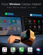 2026 Wireless CarPlay Adapter, 2in1 Mini CarPlay Wired to Wireless with Fast Stable Connection, Plug and Play, Zero Delay Car Play for iPhone iOS 10+, Android 11+ - Image 2