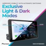 Pioneer DMH-WT3800NEX 9" Capacitive Touchscreen, Floating Display – Wireless & Wired Apple CarPlay & Android Auto, Amazon Alexa, Bluetooth, FLAC, Backup Camera, HD Radio - Image 6