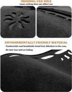 Dash Cover Mat Compatible with Toyota Camry 2007 2008 2009 2010 2011 Camry Dashboard Cover Mat Interior Accessories Nonslip Dash Board Protector Mat Sunshade Anti Glare Pad Carpet (Gray) - Image 5