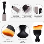 3 PCS Car Interior Detail Dust Brush,Soft Car Interior Detailing Kit Tools,Dash Duster Brush for Auto,Truck,SUV,RV Interior Cleaning - Image 3