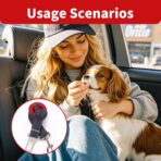 Adjustable Pet Seatbelt Leash for Car Dog Travel Harness Safety Leash Secure Car Restraint for Dogs and Pets - Image 6