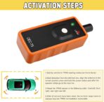 Universal TPMS Relearn Tool, TPMS Relearn Tool Tire Sensor, Auto Tire Pressure Monitor Sensor Activation Reset Tool, OEC-T5 for GM Buick Chevy Series Vehicles - Image 4