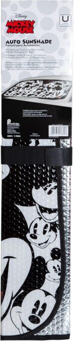 Plasticolor 003689R01 Mickey Mouse Expressions Accordion Style Car Truck SUV Front Windshield Sunshade - Image 4