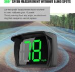 Downhill 1 PC GPS Speedometer HUD Display, Y03 Head Up Speed Digital Screen, USB Plug-in Daytime Speedometer Charger, Universal for Most Cars, Trucks, SUVs (Black) - Image 7