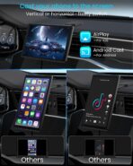 8” Wireless Apple CarPlay Screen for Car with Android Auto & 1080P Backup Camera, Rotatable Touchscreen Car Stereo, Vertical & Horizontal Mode, Bluetooth, GPS Navigation, Mirror Link - Image 7