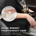 Car Center Console Cover, 12.2"×6.3"×3.9" Soft Comfortable Memory Foam Armrest Cushion Pad, Universal Arm Rest Seat Box Pillow Protector for Most Vehicles, Car Accessories - Image 4