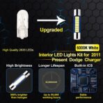 EASY EAGLE LED Interior Car Lights for Dodge-Charger-2011-2021: 16 Piece Kit White LED Light Bulbs - Super Bright 6000K + Install Tool - Image 4