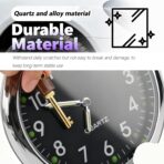 2PCS Luminous Analog Car Clocks for Dash Stick on,Mini Tiny Stick on Clock for Car Dashboard with Vent Clip,Self-Adhesive Dashboard Clock for Vent & Dashboards Decoration - Image 3