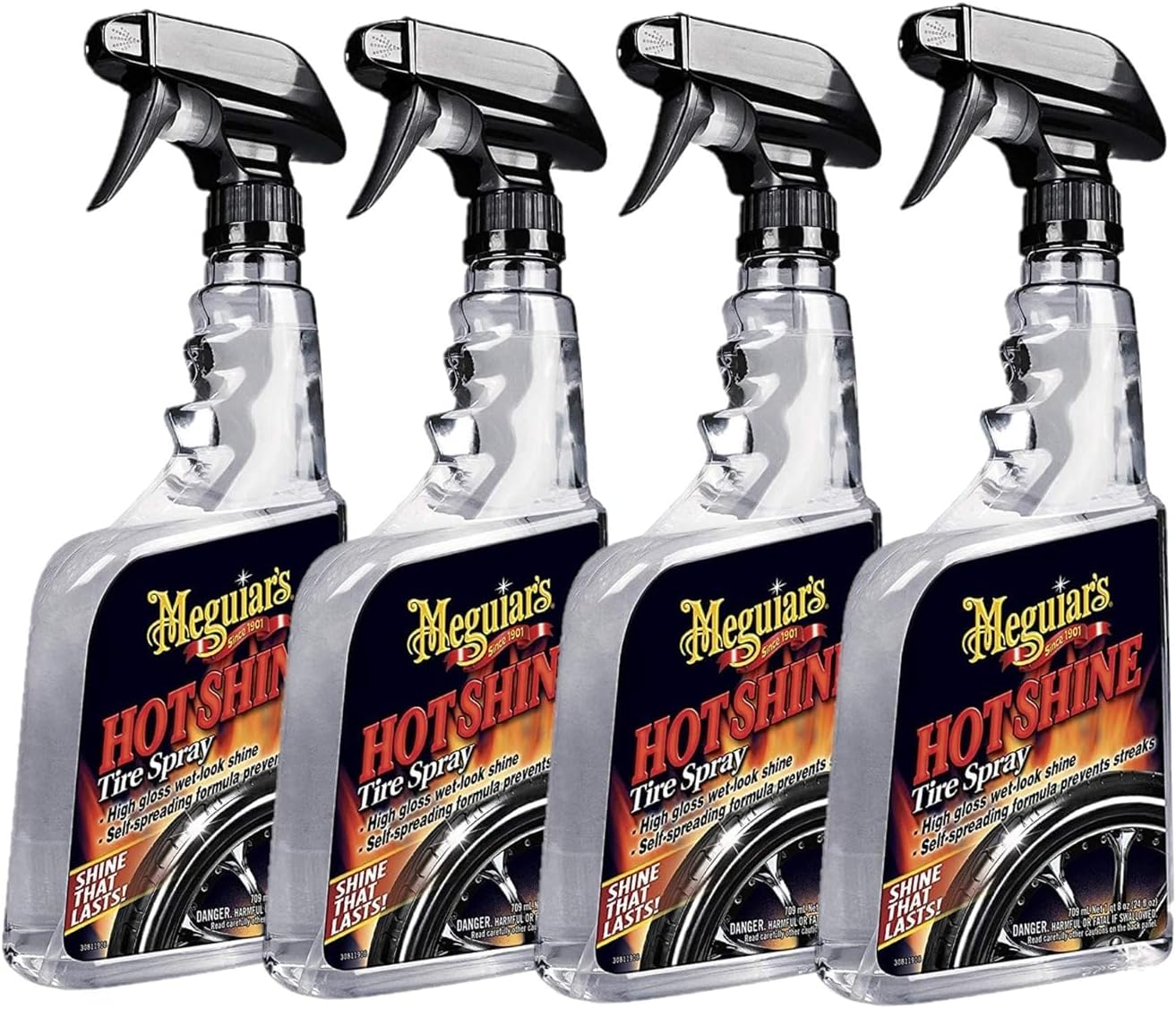 71Ou7bMhIhL._AC_SL1500_.jpg Meguiar's Hot Shine Tire Spray, 24 oz, Long-Lasting Wet Look Shine, 4 Pack - Image 1