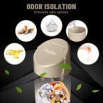 Car Trash Can Bin with Lid - 2 Packs Car Garbage Can Cup Holder - Beige Mini Leakproof Vehicle Garbage Bin with 40pcs Trash Bags-Automobile Organizers and Storage for Front Back Seat Accessories - Image 4