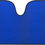 Motor Trend Front Windshield Sun Shade - Jumbo Accordion Folding Auto Sunshade for Car Truck SUV - Blocks UV Rays Sun Visor Protector - Keeps Your Vehicle Cool - 66 x 27 Inch