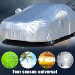 16-Layer Waterproof All-Weather SUV Car Cover Heavy Duty Full Exterior Protection Universally Fit fit Ford Explorer Toyota Highlander Kia Telluride Palisade Pilot Dodge Durango GMC Acadia etc - Image 2