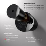 Airversa Waterless Essential Oil Diffuser Starter Kit with 4 x 10mL Hotel Scent Fragrance Oil, Battery Operated Mini Scent Air Machine Portable Diffuser for Home Car Office, AN8 Kit Black - Image 6