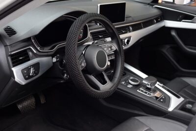 KAFEEK Elastic Stretch Steering Wheel Cover,Warm in Winter and Cool in Summer, Universal 15 inch, Microfiber Breathable Ice Silk, Anti-Slip, Odorless, Easy Carry,Black - Image 6