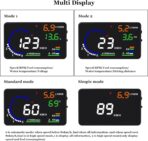 Heads Up Display for Cars, Digital Speedometer for Car A8 with OBD Function, 5.5 Inch Large Screen, HUD Speedometer for Car for All Vehicles (OBD2 Speedometer A8) - Image 5