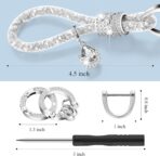 Frienda Bling Keychain for Women Gifts Car Wristlet Key Chains Crystal Lanyard Rhinestone Fob DIY Crafts - Image 6