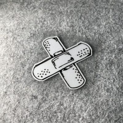 Car Styling Sticker for Funny Cross Band-Aid Blood Wood Decals Auto Window Tail Bumper Graphics Vinyl - Image 3