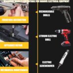 Long Screwdriver Bit Set Non-Slip Phillips Head Power Drill Electric Screwdriver Bits for Power Drilling Magnetic Car Tools (25L+50L+65L+70L,4pcs) - Image 6