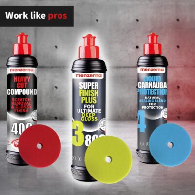 menzerna “Super Finish Plus 3800” I Deep Gloss Polish for a Perfect Mirror Finish I Polishing Compound for Micro Scratches & Holograms I Silicone Free I 8 fl oz. - Image 6