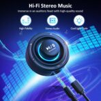 Bluetooth Car Adapter, AUX Bluetooth Adapter for Car/Home Stereo/Hands-Free Calls, Bluetooth Aux Adapter with 3 Ports USB Car Charger, Support Dual Connection/Mic/Noise Reduction Isolator - Image 7